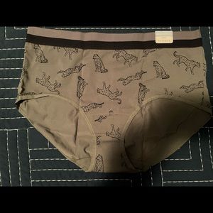 NWT Lane Bryant olive leopard briefs